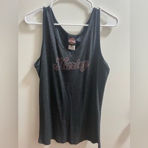 Harley Davidson women’s ribbed tank size XXlarge - 1X with bling!